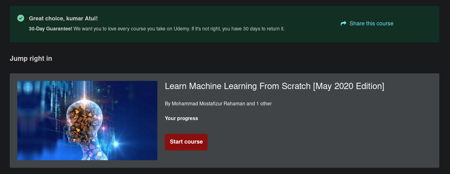 Learn Machine Learning From Scratch [May 2020 Edition ...