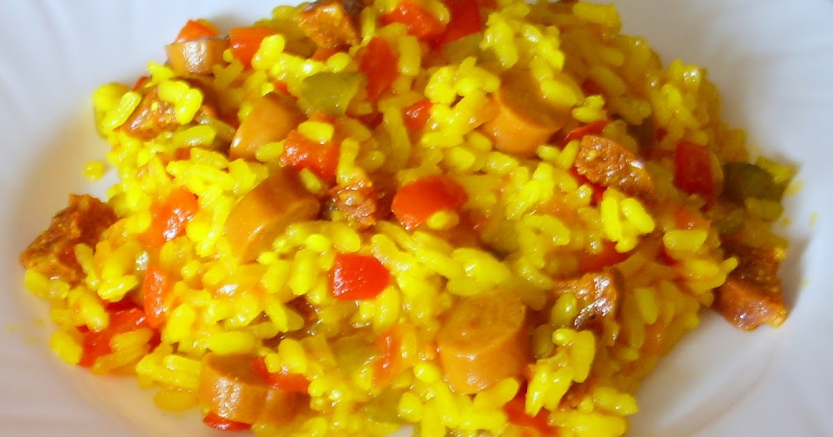 La alacena de la abuela Carmen ARROZ CON SALCHICHAS Y CHORIZO