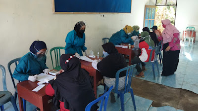 UPT Puskesmas Pituruh Sukses Gelar Vaksinasi Massal Sebanyak 1148 Orang