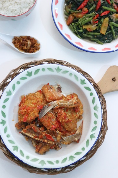 Resep Ikan Asin Tempe Sambal Rawit - food @nitalanaf - Food Blogger