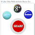 Icon Media Share With Hover Slide