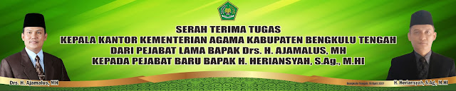 SPANDUK SERAH TERIMA TUGAS SPANDUK SERAH TERIMA TUGAS