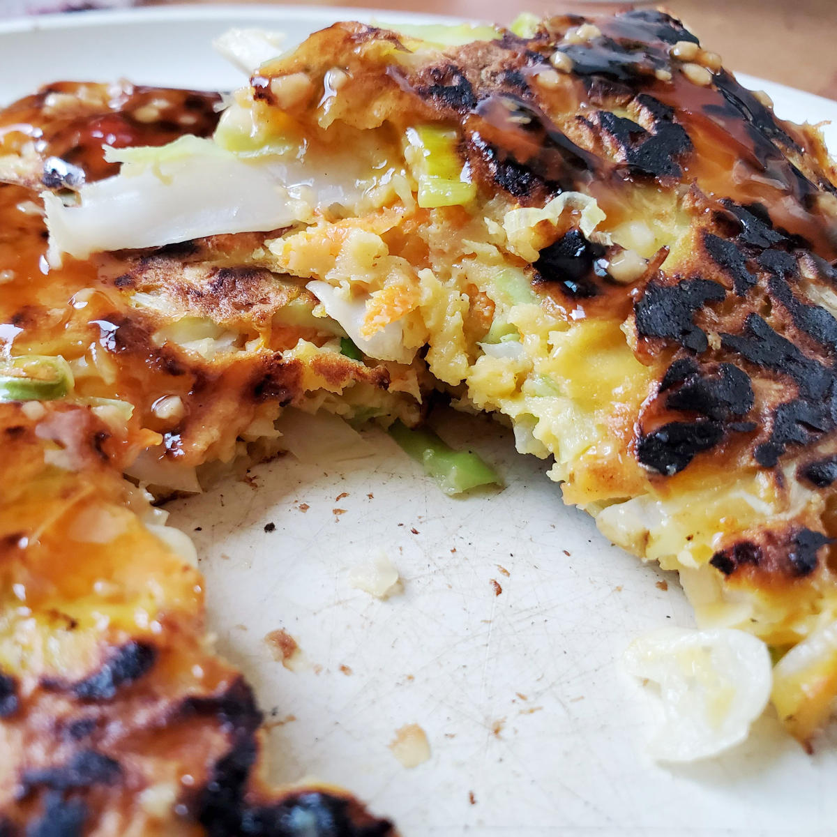 Cabbage and Carrots Pancakes