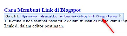 Cara Membuat Link di Blog untuk Mengaitkan Artikel satu dengan lainnya