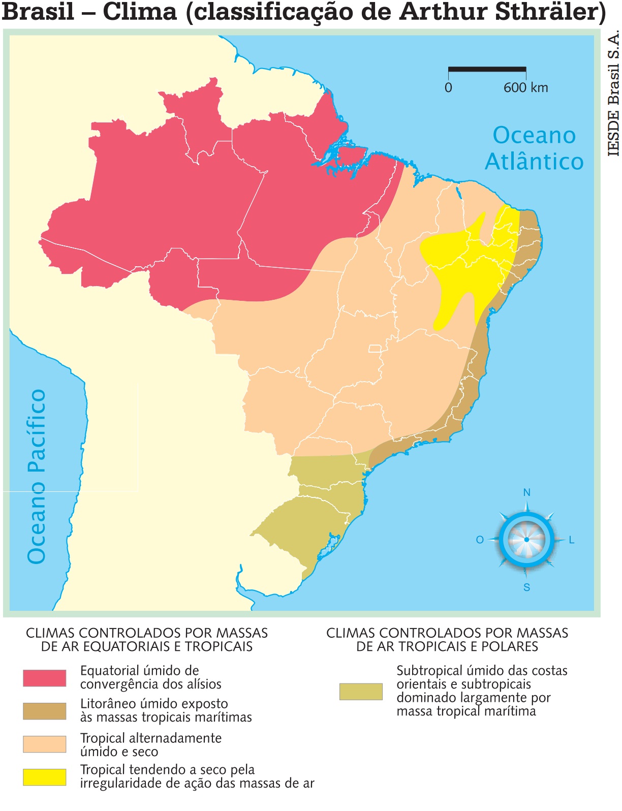 Geografalando CLIMA As classificações do clima brasleiro