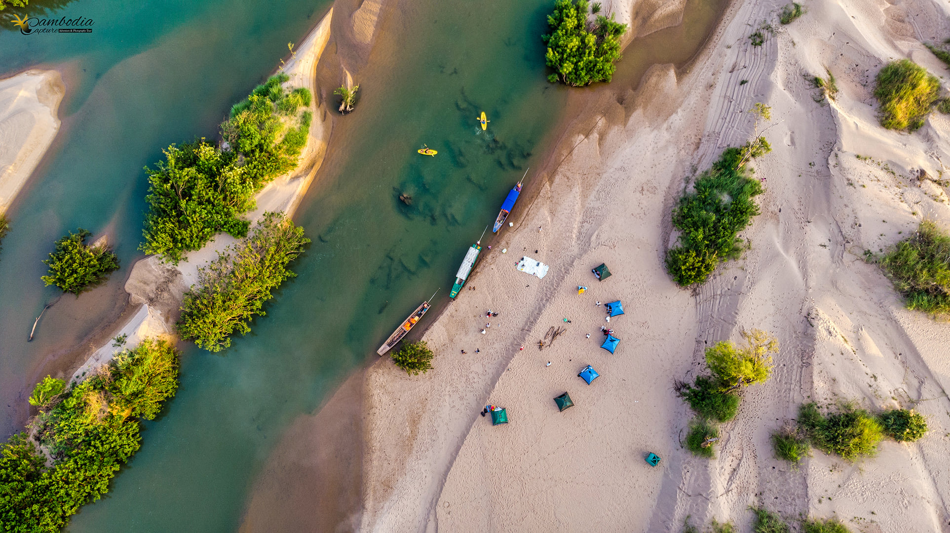 កោះមួយ នៅខេត្តស្ទឹងត្រែង មានឆ្នេរបោះតង់ ទេសភាពប្រៀបបានឋានសួគ៌ក្រោមមេឃ –  Popular Magazine