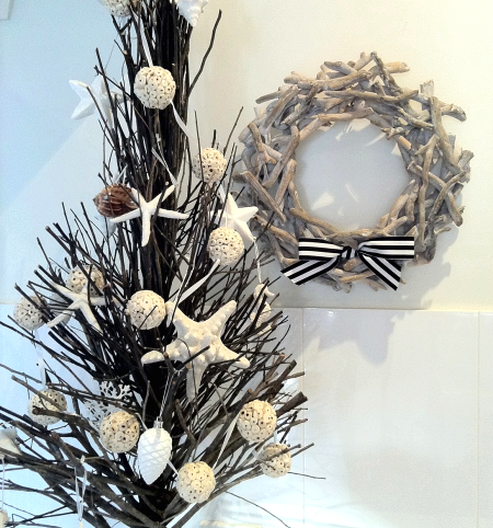 Christmas wreath with bow
