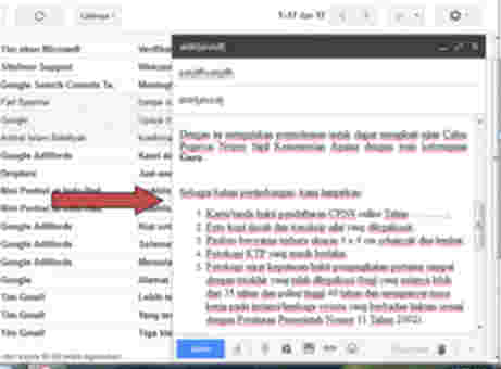 Contoh Cara mudah Kirim Surat Lamaran Kerja Via Email 