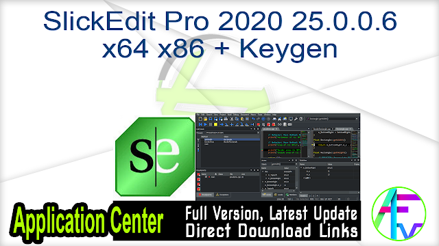 SlickEdit Pro 2020 25.0.0.6 x64 x86 + Keygen