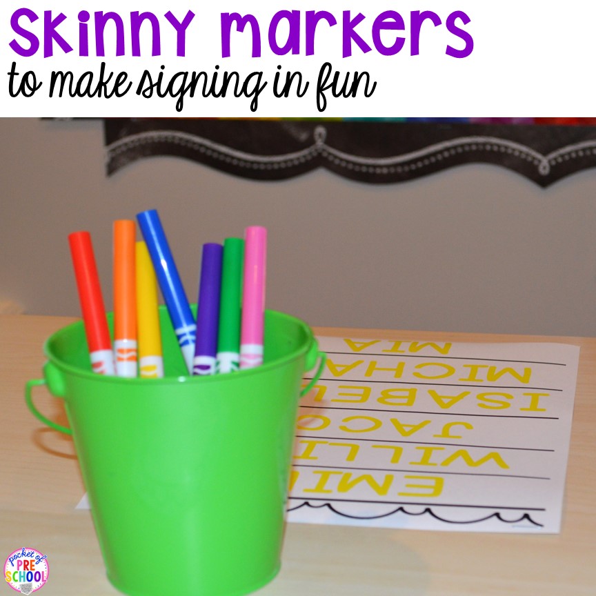 Free Daily Sign In Sheets for Your Classroom - Pocket of Preschool