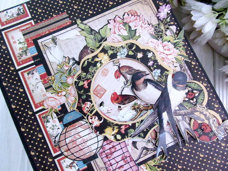 Kalalayaa's Art Stuido Graphic 45 Bird song scrapbook album