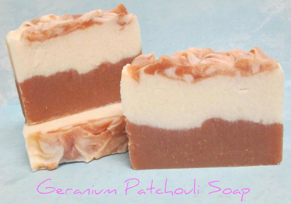 I�d Lather Be Soaping Geranium Patchouli Soap