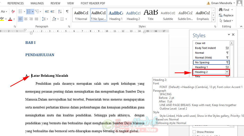 [Tutorial] Cara Membuat Abstrak Otomatis Di Word 2010