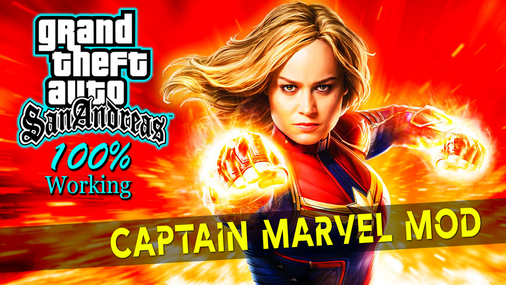 GTA San Andreas Captain Marvel Mod With Powers