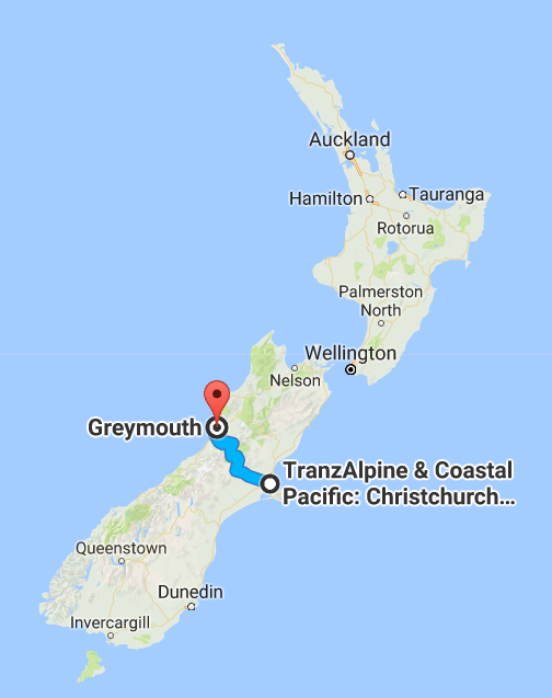 Enroute with Enzo Christchurch to Greymouth, NZ on TranzAlpine