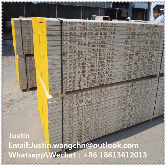 Laminated scaffolding boards LVL scaffold planks LVL boards laminated