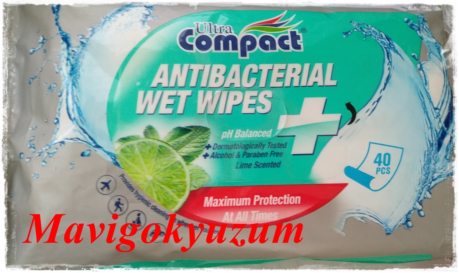 Mavigokyuzumavibulut Ultra Compact Antibacterial Wet Wipes