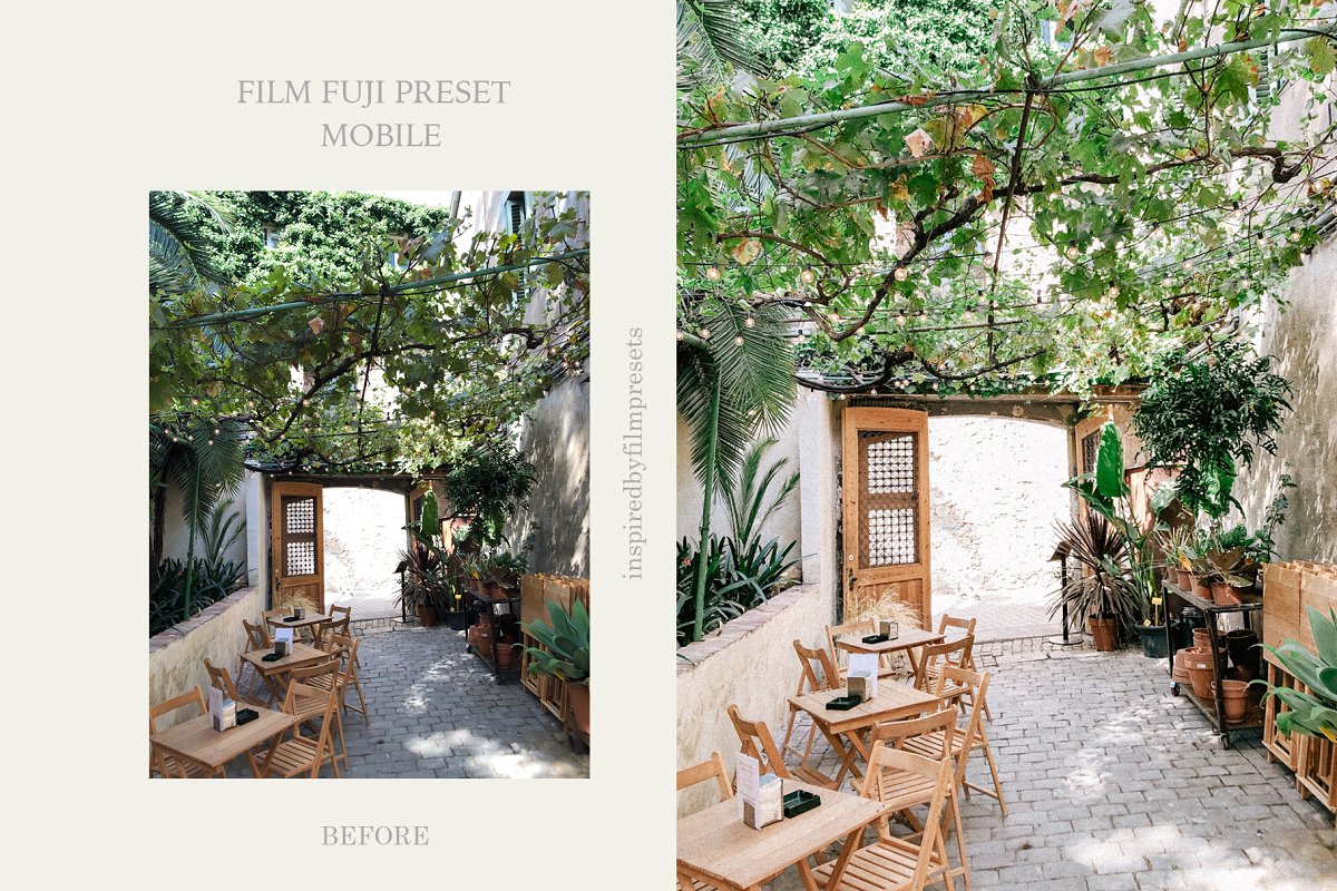 Mobile Lightroom Fuji Film Preset (DNG)