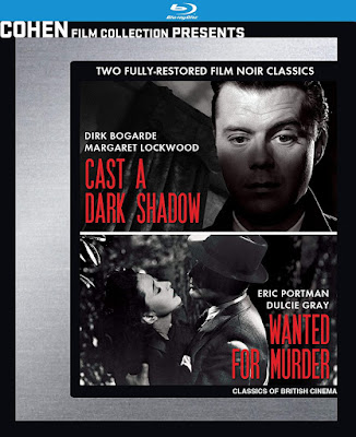 Cast A Dark Shadow Wanted For Murder Double Feature Bluray