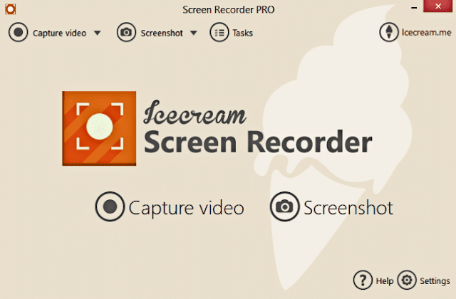 برنامج تسجيل الشاشة بالفيديو IceCream Screen Recorder للكمبيوتر