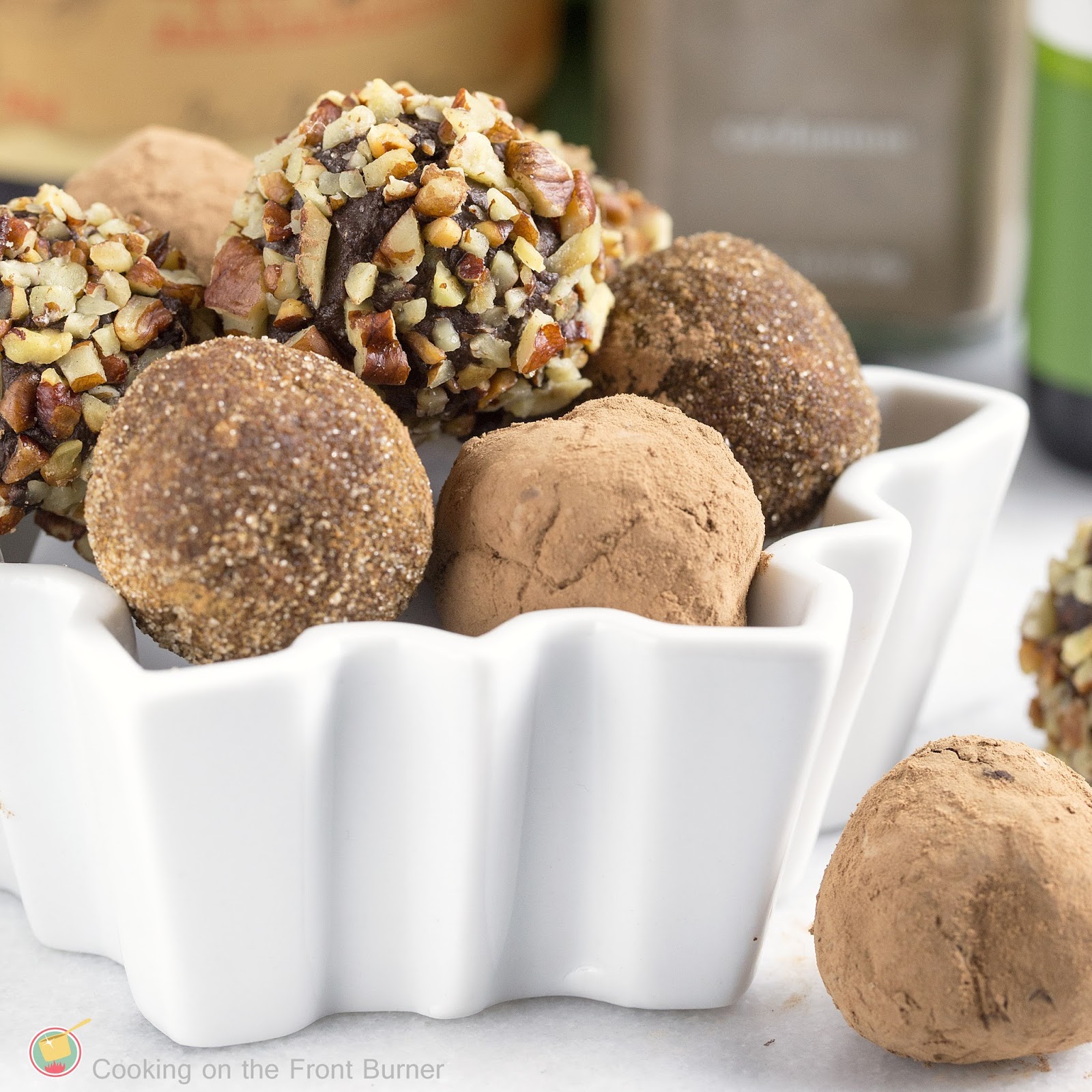 Chocolate Rum Truffles Cooking on the Front Burner