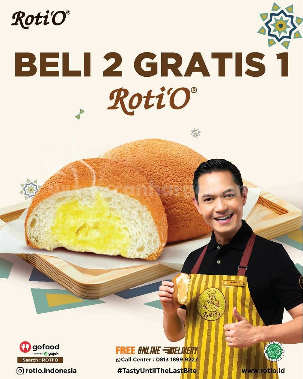 Promo ROTI’O Beli 2 Gratis 1 - Harga Pastry cuma Rp 12.000 & Kopi O ...