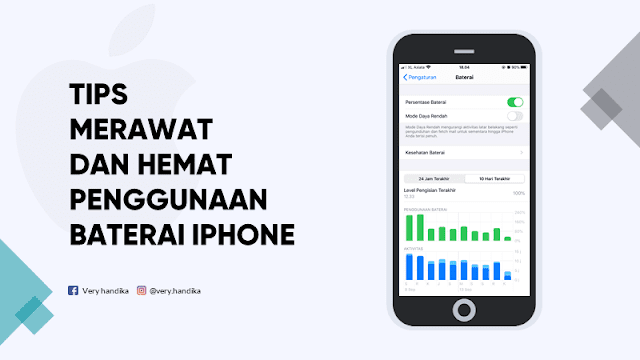 cara merawat dan menghemat baterai iphone