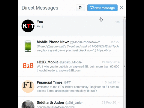 How to Chat Privately on Twitter Via Direct Messages | KeepTheTech