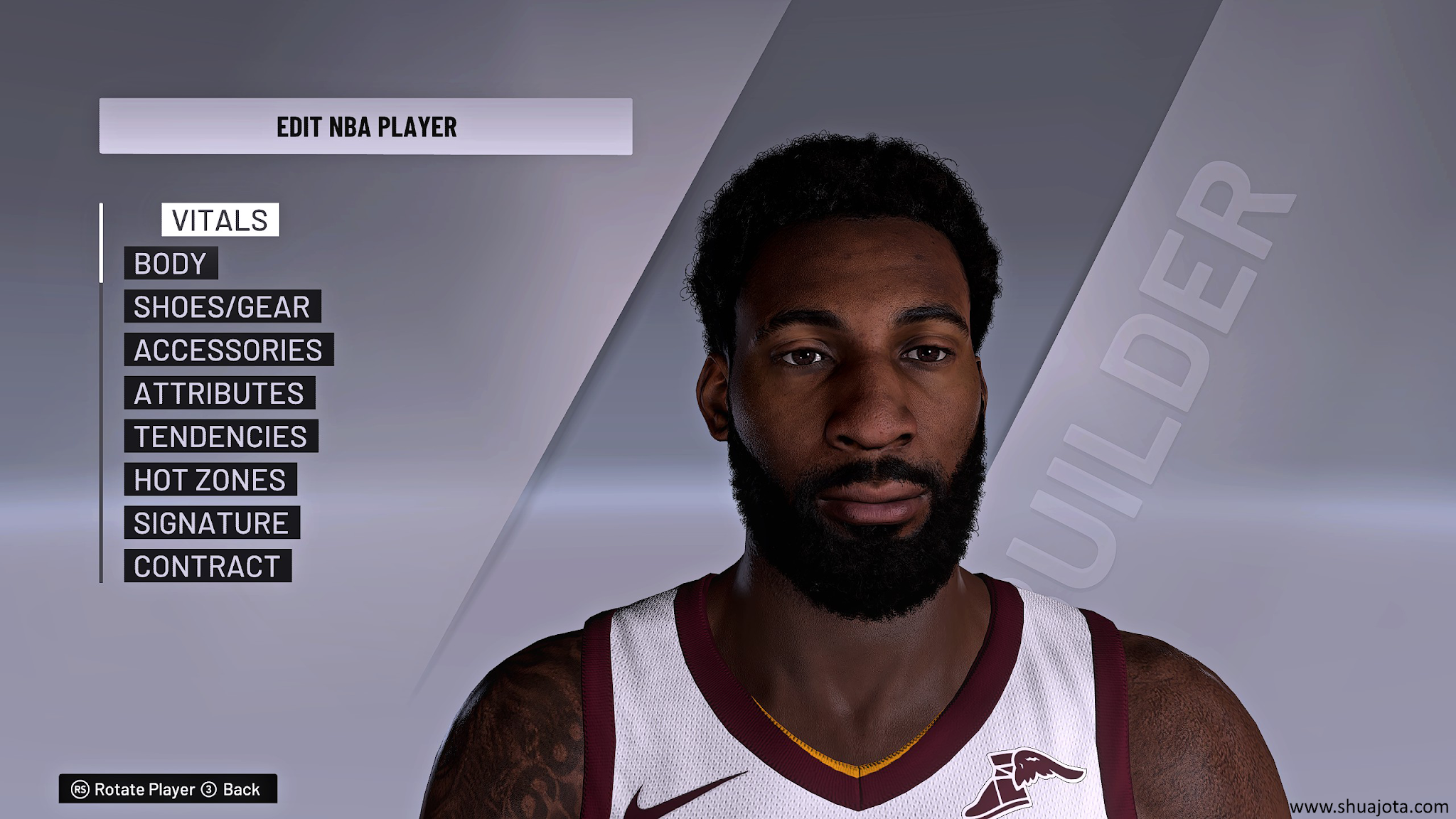 NBA 2K20 Andre Drummond Cyberface converted from NBA 2K21