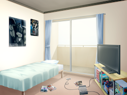 anime bedroom background teenager landscape