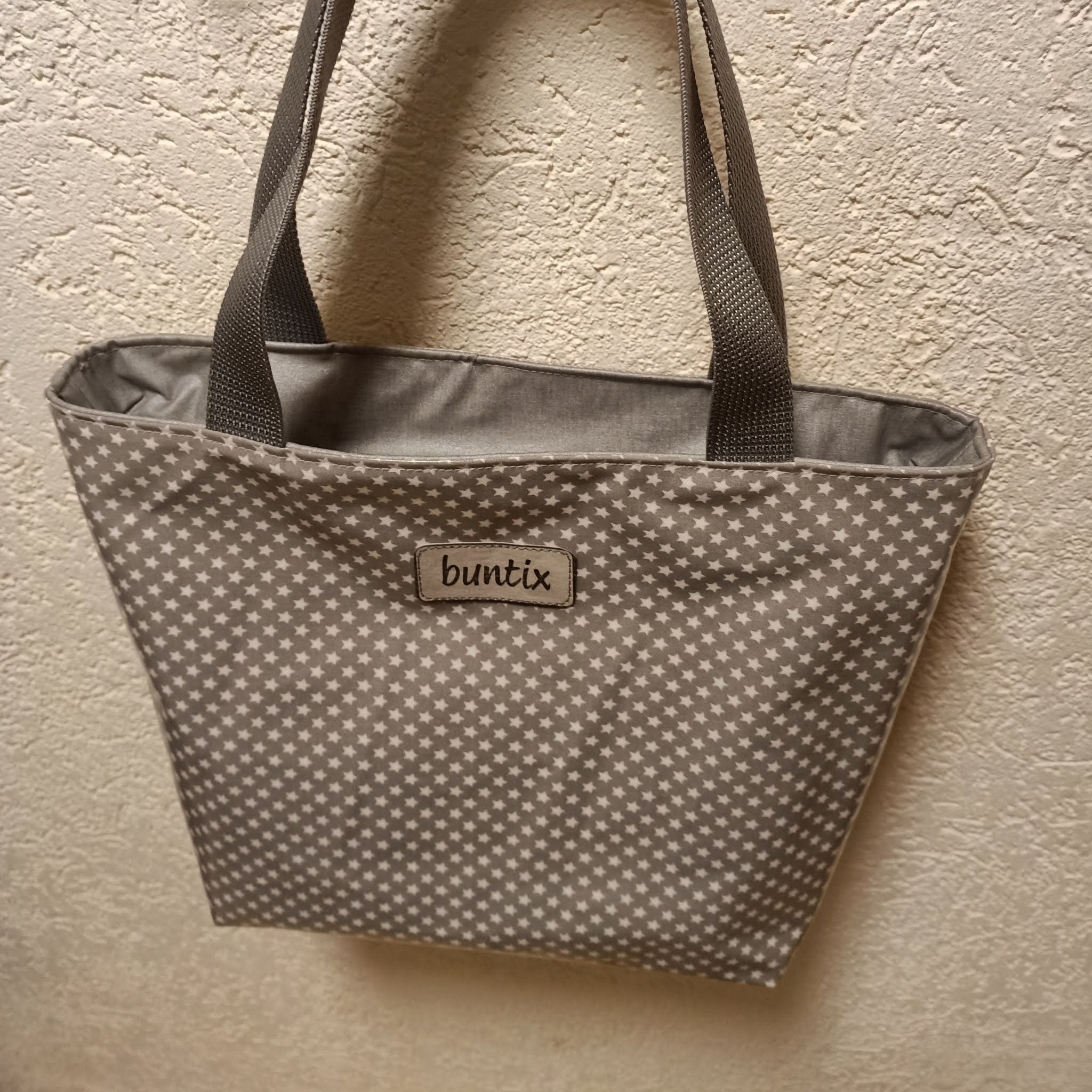 buntix Recessed zipper tote bag