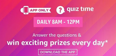 Today Amazon Quiz Answer 25 May
