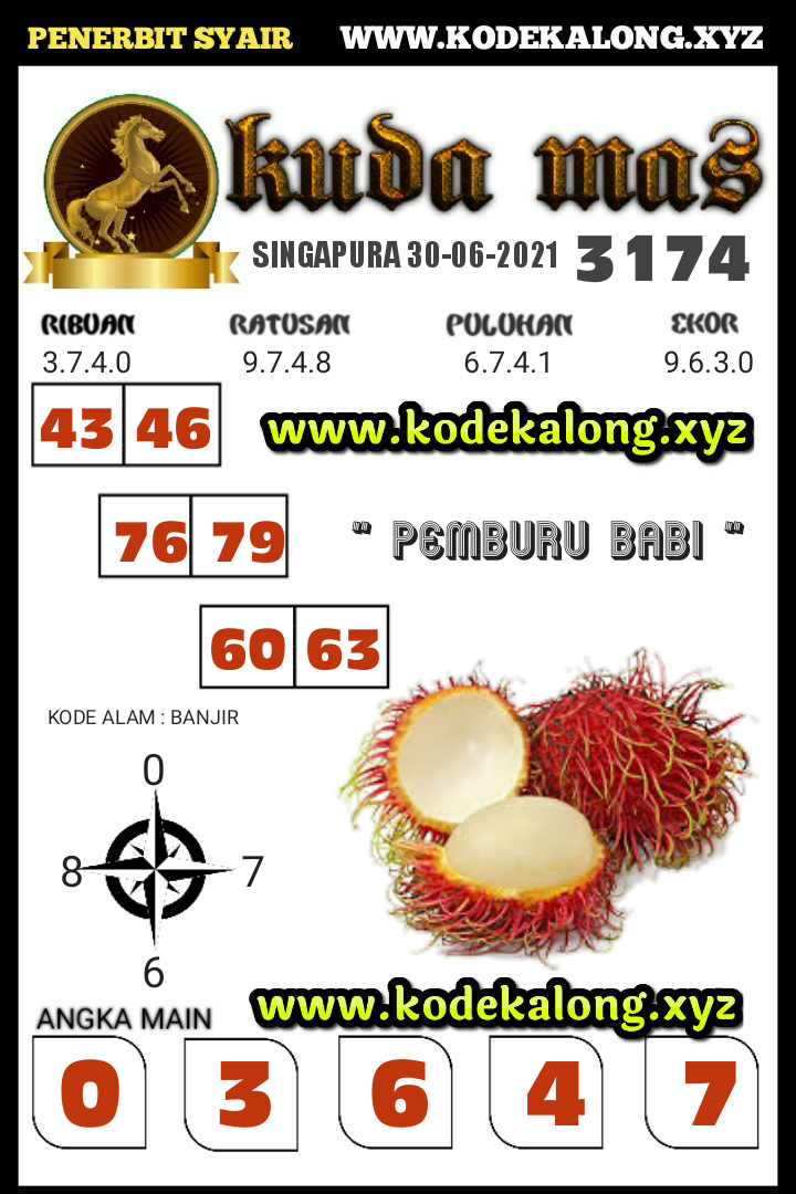 Kode syair togog singapura rabu 30 juni 2021 KODE SYAIR
