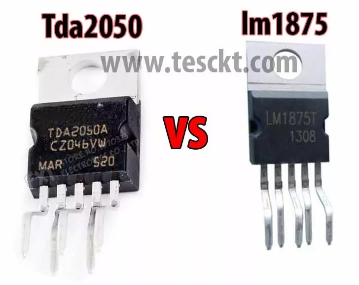 Tda2050 vs lm1875 Tda2050 vs lm1875