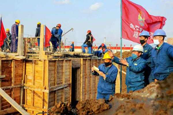 pyongyang construction site