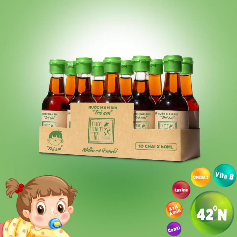 Nước Mắm Tĩn Trẻ Em Cho Bé Ăn Dặm Độ Đạm 42N Làng Chài Xưa