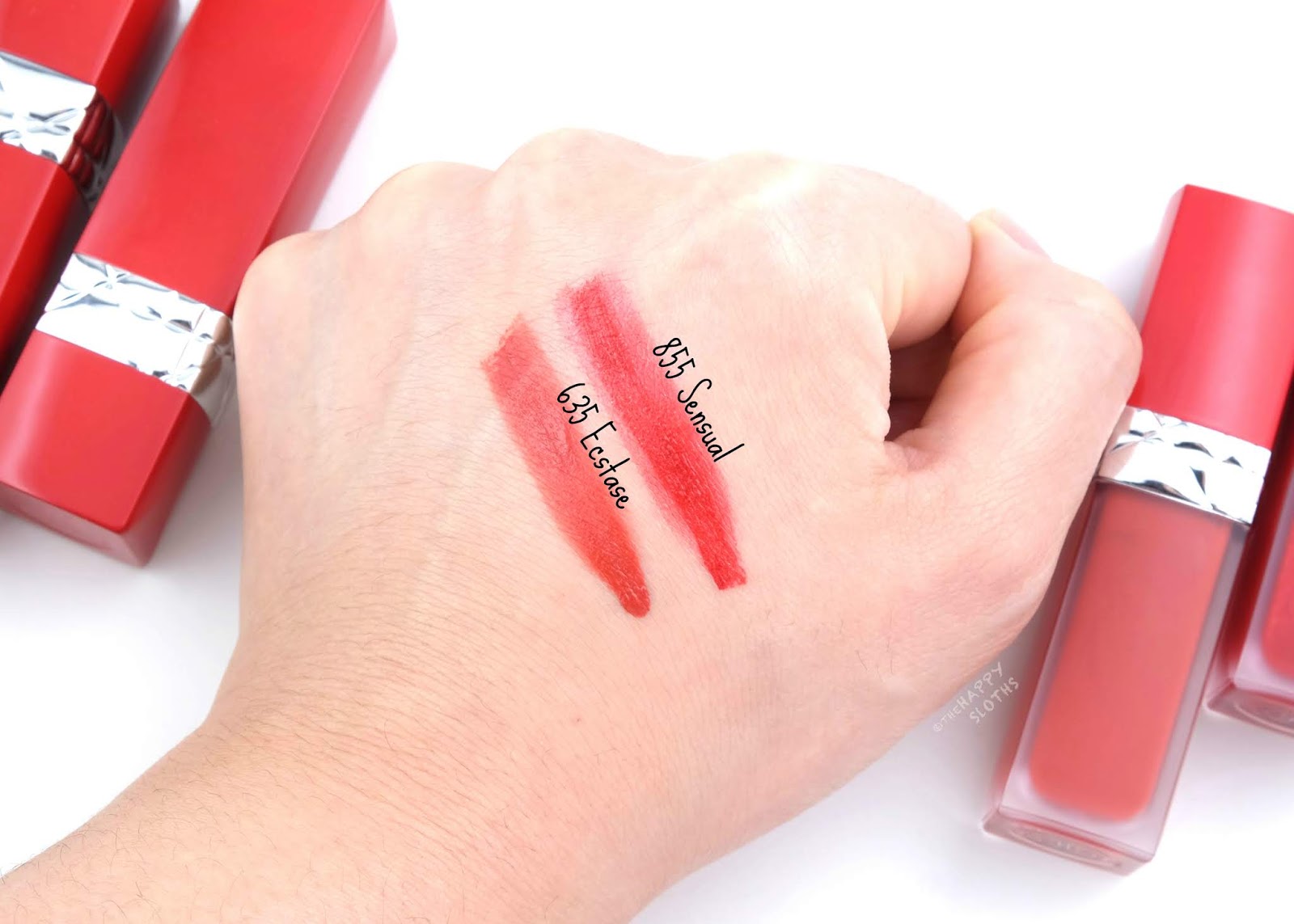 rouge dior ultra care swatches