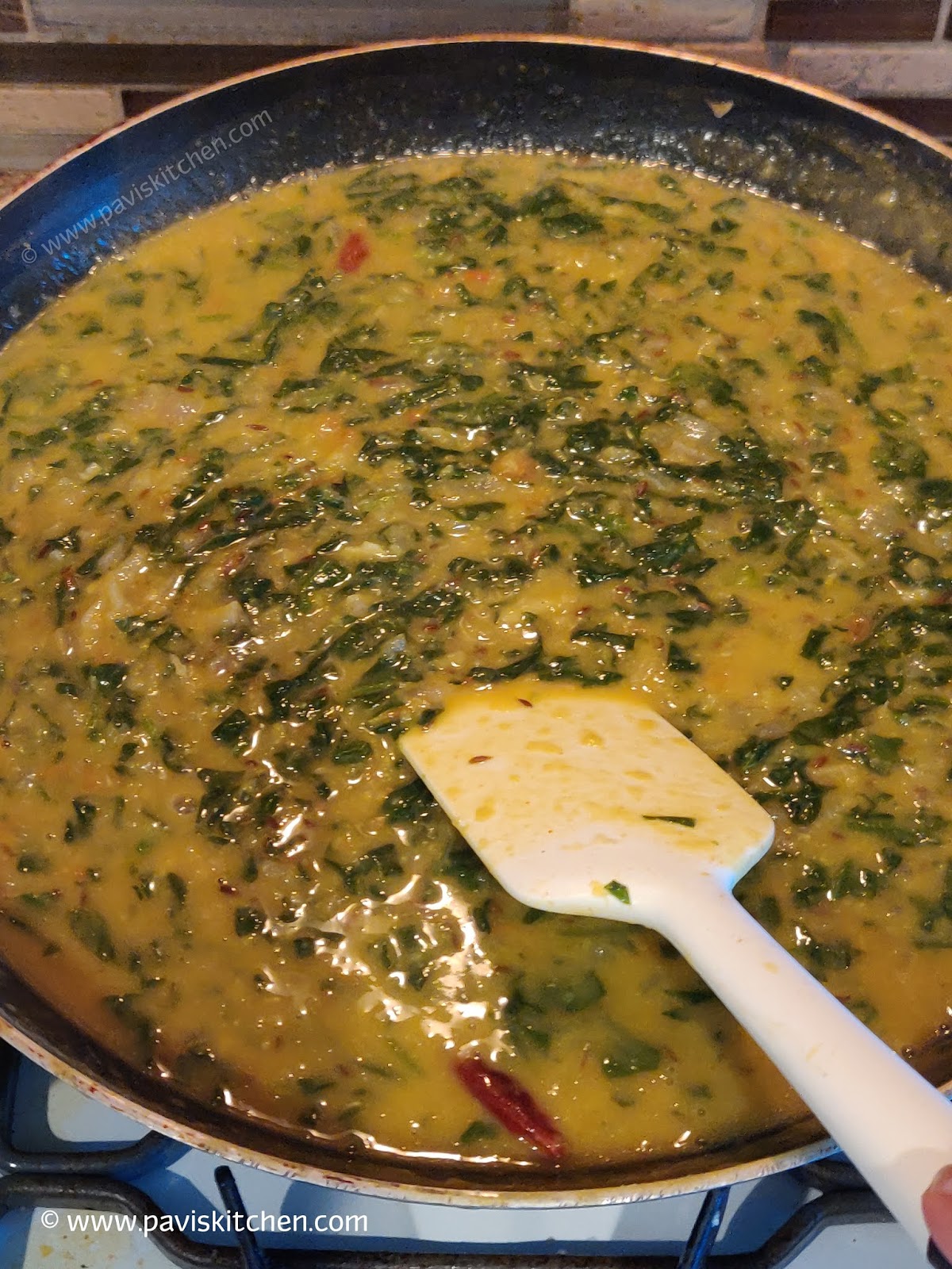 Toor dal palak recipe Spinach dal curry Indian recipe (Pressure cook