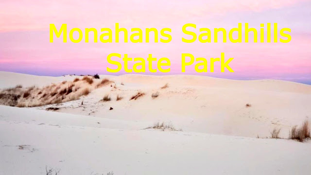 monahans sandhills state park map