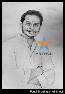 Top Best Professional Photo Portrait Pencil Drawing Graphite Charcoal Sketch Artist in Hyderabad Telangana INDIA