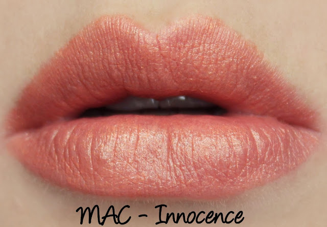 MAC MONDAY | Glamourdaze - Innocence Lipstick Swatches & Review