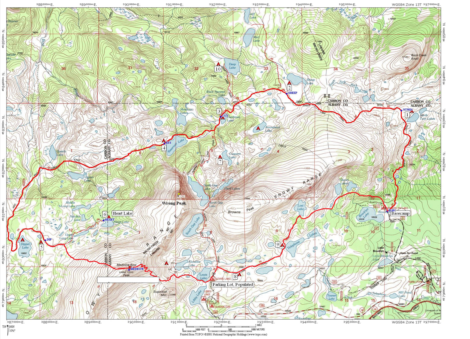 Sedimentary Lifestyle Posttrip report Snowy Range/Medicine Bow
