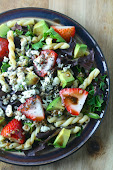 Strawberry Avocado Pasta Salad