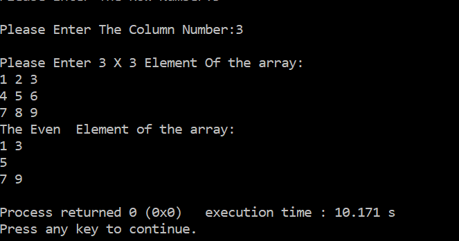 Code to HaveN: Prob: How to find odd element from a 2D array.