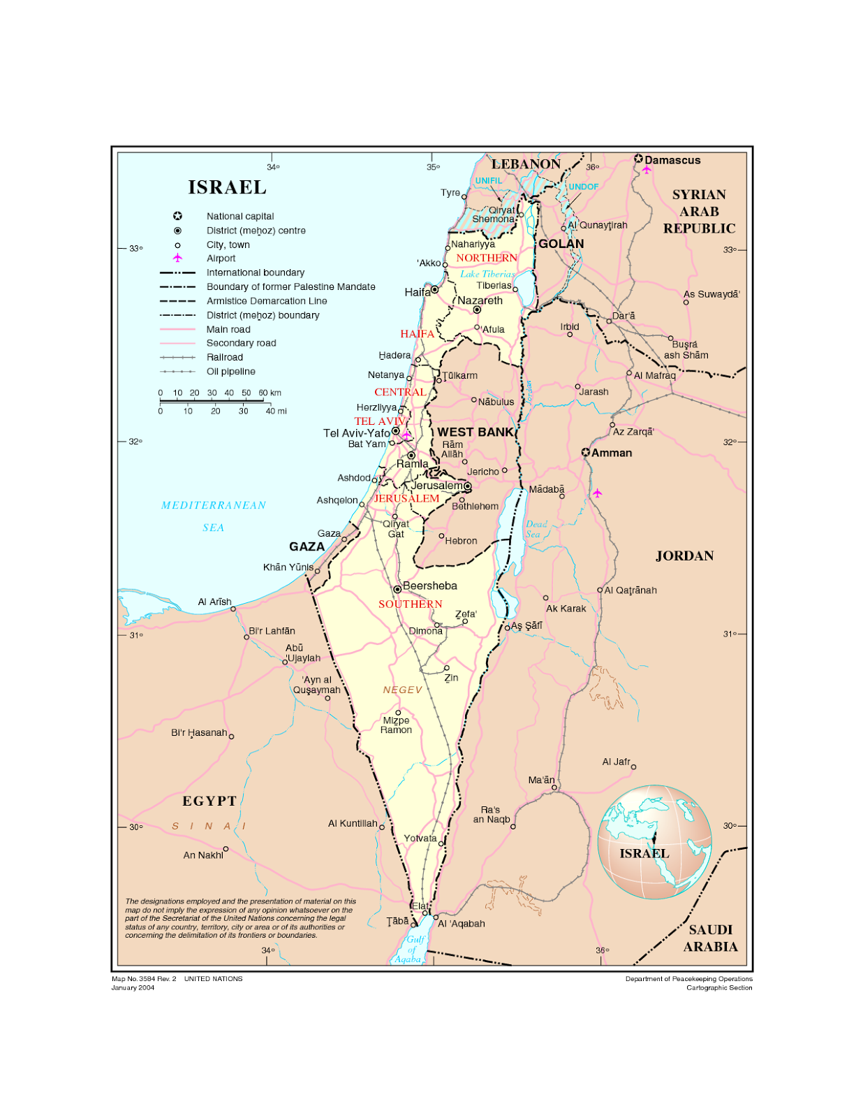 CARTES D'ISRAËL