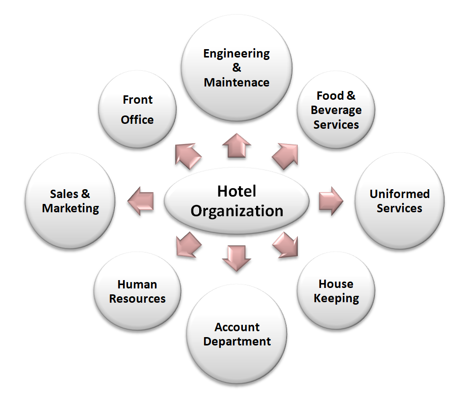 Introducing the most important departments of hotel organization ...