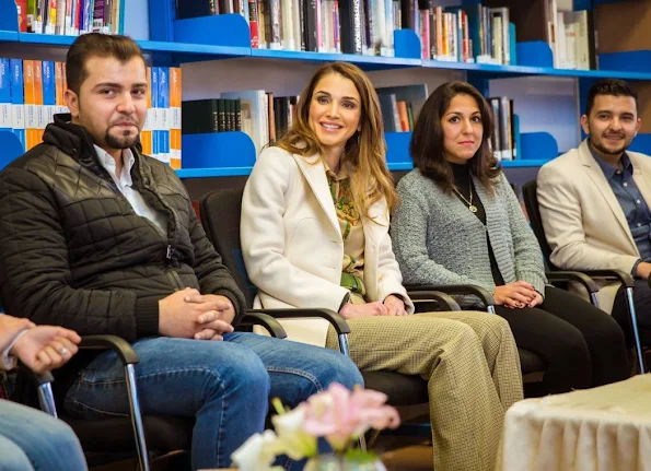 Queen Rania of Jordan launched the Hashemite University’s nursery, and toured several other facilities on campus in Zarqa that reflect the university’s commitment to social progress and innovation