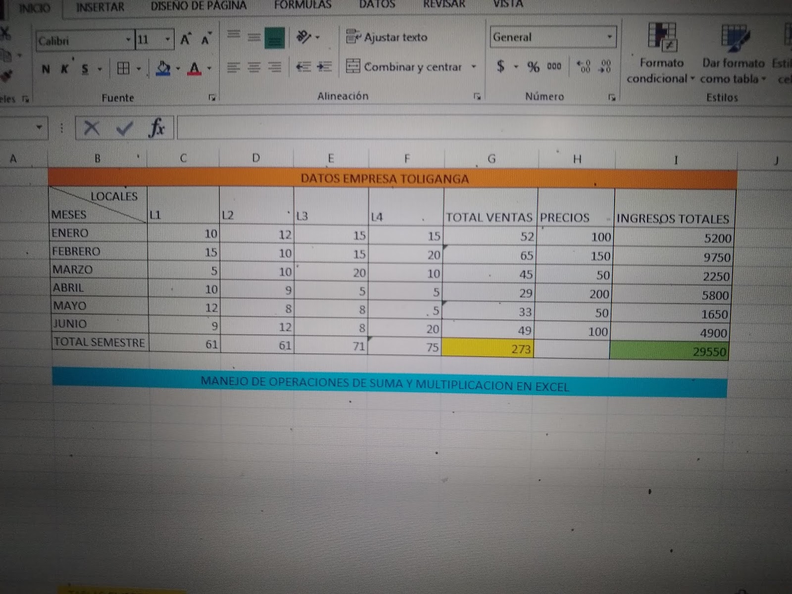 Begumate Operaciones BÁsicas En Excel Y Bordes Para ElaboraciÓn De Una