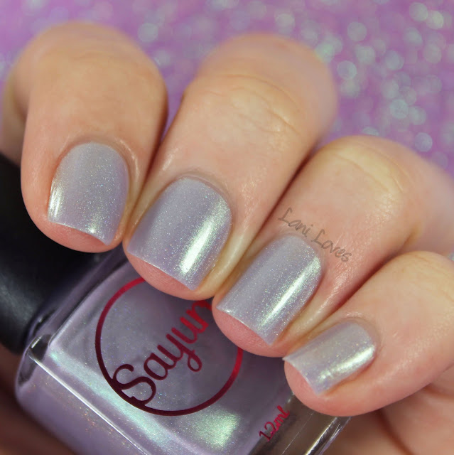 Sayuri Nail Lacquer - Licorice Laces nail polish swatches & review