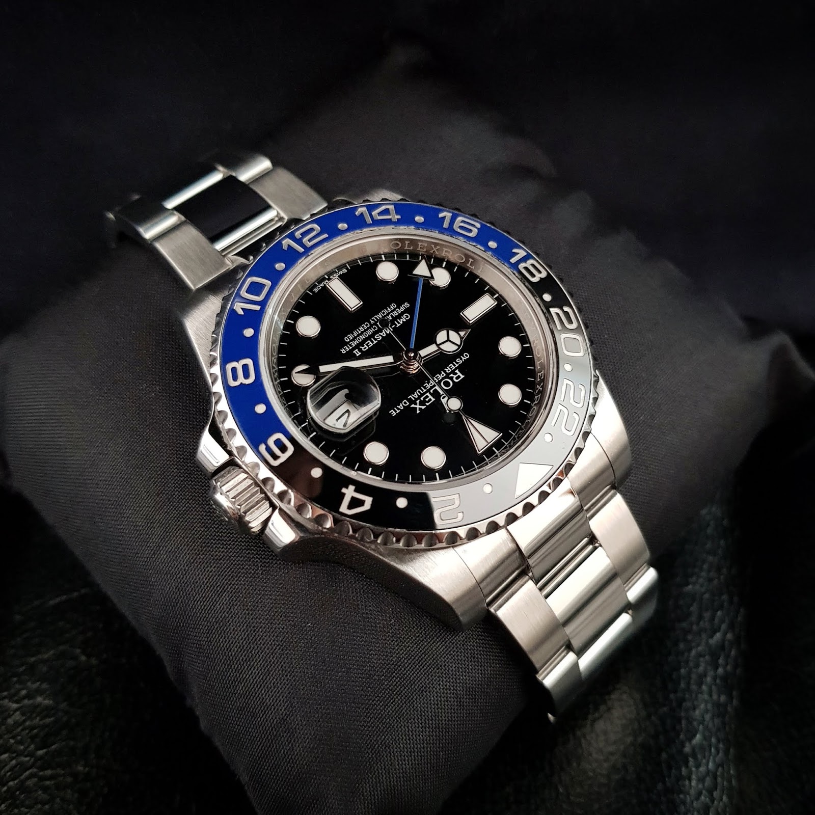 Watch Temptation Jual Beli Jam Tangan Second Arloji Mewah Bekas Original Sold Preowned Rolex Gmt Master Ii Blue Black Ceramic Bezel Batman Random Series